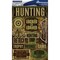 Reminisce Signature Series Dimensional Stickers 4.5"X6" -Hunting